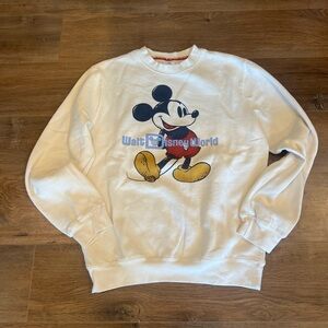 Official Disney Mickey Crewneck Sweatshirt. size small